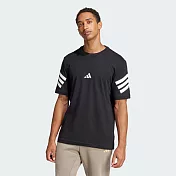 ADIDAS M FI 3S REG T 男短袖上衣-JD4877 2XL 黑色