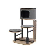 【Petpals】現代簡約工業風-4層跳台(貓跳台/貓窩/貓爬架/貓抓柱)