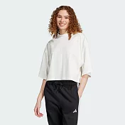 ADIDAS W CE Q2 TEE 女短袖上衣-JF3404 L 白色