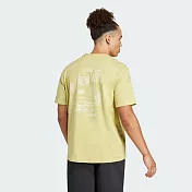 ADIDAS XPL POLYGIENE T 男短袖上衣-JI8329 L 黃色