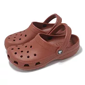 Crocs 洞洞鞋 Classic Clog 男女鞋 經典克駱格 鐵鏽紅 休閒鞋 涼拖鞋 卡駱馳 10001862 22cm RUST