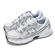 New Balance NB 休閒鞋 740 男鞋 女鞋 海軍藍 銀 復古 緩震 運動鞋 老爹鞋 U740WN2-D 23cm WHITE/SILVER-BLUE