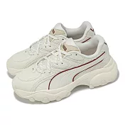 Puma 休閒鞋 Pulsar Lite Snaker 女鞋 米 紅 厚底 增高 老爹鞋 40185901 22.5cm BEIGE/RED