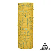 【ATUNAS 歐都納】循環COOLMAX抗菌頭巾/透氣快乾/防曬涼感A1ACGZ09NC- 陽光黃