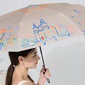 【德國boy】全遮光防曬晴雨傘 _漫遊捷克 杏