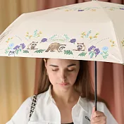 【德國boy】全遮光防曬迷你傘 浣皮家族- 米