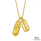 【點睛品】貔貅金剛杵 黃金項鍊_計價黃金