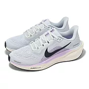 Nike 慢跑鞋 Wmns Air Zoom Pegasus 41 女鞋 灰 紫 小飛馬 氣墊 路跑 反光 FD2723-004 23cm PURE PLATINUM/BLACK