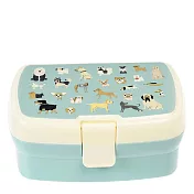 英國 Rex London 卡扣式兩層午餐盒/便當盒/野餐盒_ 萌狗樂園