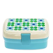 英國 Rex London 卡扣式兩層午餐盒/便當盒/野餐盒_ 藍綠雛菊