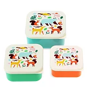 英國 Rex London 野餐盒/零食盒3入組_ 林地樂園