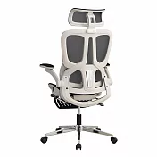 【好氣氛家居】斯肯多維調整工學舒壓電腦椅/兩色可選 灰框黑網布