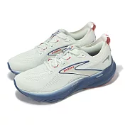 Brooks 慢跑鞋 Glycerin 22 男鞋 灰 藍 甘油系列22代 氮氣中底 緩衝 運動鞋 1104451D404 26cm GREY/NAVY