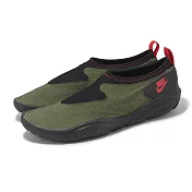 Nike 沙灘溯溪鞋 Aqua Turf 男鞋 綠 黑 戶外鞋 水鞋 襪套 休閒鞋 FZ5627-200 25cm GREEN/BLACK