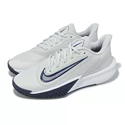 Nike 籃球鞋 Precision VII 男鞋 白 藍 低筒 緩震 抓地 運動鞋 HJ9153-003 26cm WHITE/NAVY