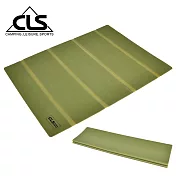 【韓國CLS】折疊矽膠野餐隔熱桌墊/桌墊/坐墊/野餐墊/露營/野炊(三色任選) 綠色