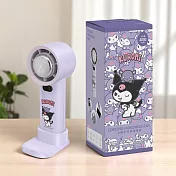 【正版授權】KUROMI酷洛米 冰鎮強力風扇(手持/桌立/頸掛)附掛繩 經典款