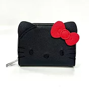 【Sleepyville Critters 酷樂村】- Hello Kitty x 酷樂村 聯名短夾 黑色版