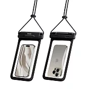 【amuok】FUN心玩氣密防水手機袋《IPX8防水等級》玩水 游泳手機袋 手機防水袋- 極夜黑