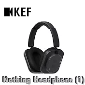 英國高階KEF 特製 40 毫米動圈單體主動降噪真無線藍芽耳罩式耳機 Nothing Headphone (1) 2色 公司貨 黑色