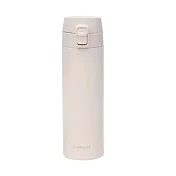 【LocknLock 樂扣樂扣】輕盈彈跳 不鏽鋼 保溫瓶 500ml /個 LHC-3220系列 LHC-3220IVY-象牙白