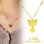 【金品坊】黃金項鍊招人緣福運狐仙套鍊