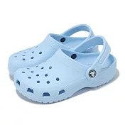 Crocs 洞洞鞋 Classic Clog K 中大童 經典小克駱格 藍方解石 童鞋 涼鞋 卡駱馳 2069914NS 19cm BLUE CALCITE