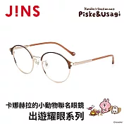 JINS x卡娜赫拉的小動物聯名眼鏡 出遊耀眼系列 (UMF-25S-166-398) 金x棕