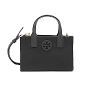 TORY BURCH 尼龍迷你托特包/兩用包 黑