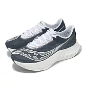 Saucony 競速跑鞋 Endorphin Pro 4 男鞋 藍 白 碳板 緩震 支撐 運動鞋 索康尼 S20939310 31cm DUSK/WHITE