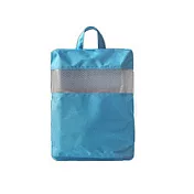 E.City_多功能繽紛防潑水視窗收納袋 天藍