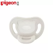 日本《Pigeon 貝親》Soft Buddy全矽膠安撫奶嘴 L/燕麥灰
