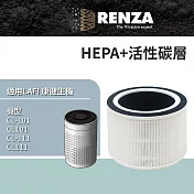 適用 LAFI 康健生機 CL-101 CL101 CL-111 CL111 空氣清淨機 HEPA+活性碳 濾網 濾芯