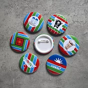 《桐鹿》茄芷風格 胸章/徽章 6入