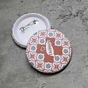 《桐鹿》海棠台灣 胸章/徽章2入_ 愛台灣