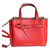MICHAEL KORS 造型皮革兩用包 紅