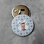 《桐鹿》海棠台灣  磁鐵開瓶器2入_ 珍珠奶茶