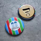 《桐鹿》茄芷風格  磁鐵開瓶器2入_ 藍白拖