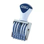 【COX 三燕】4號字 六連號碼印 字高3.9mm /個 NO.4-6