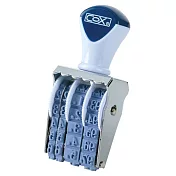 【COX 三燕】3號字 歐文 日付印 字高4.4mm /個 NO.3