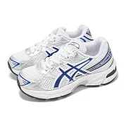 Asics 休閒鞋 GEL-1130 PS 中童 小朋友 白 藍 緩震 運動鞋 亞瑟士 1204A170102 21cm WHITE/ASICS BLUE