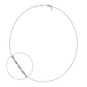 Angemiel安婕米 925純銀項鍊 (銀)- 45cm 銀色