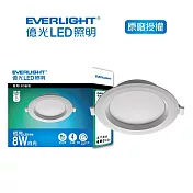 EVERLIGHT 億光 6W LED崁燈 7cm 3入 白光