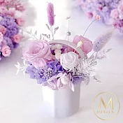 【Floral M】法式莫內小花園提籃永生花禮