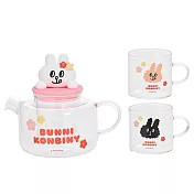【Hiromimi】Bunni Konbiny泡茶組(2杯1壺)