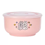 【Hiromimi】Bunni Konbiny可微波餐碗500ml  粉色