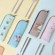 迪士尼不鏽鋼隨行餐具組 -三眼怪