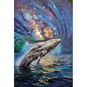 【玲廊滿藝】盧來全-大翅鯨之歌72.5x50cm