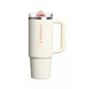 STANLEY 防漏吸管隨手杯 0.88L / 杏桃白