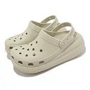 Crocs 洞洞鞋 Classic Crush Clog 超厚底 男女鞋 奶茶 經典泡芙 卡駱馳 2075212Y2 22cm BONE